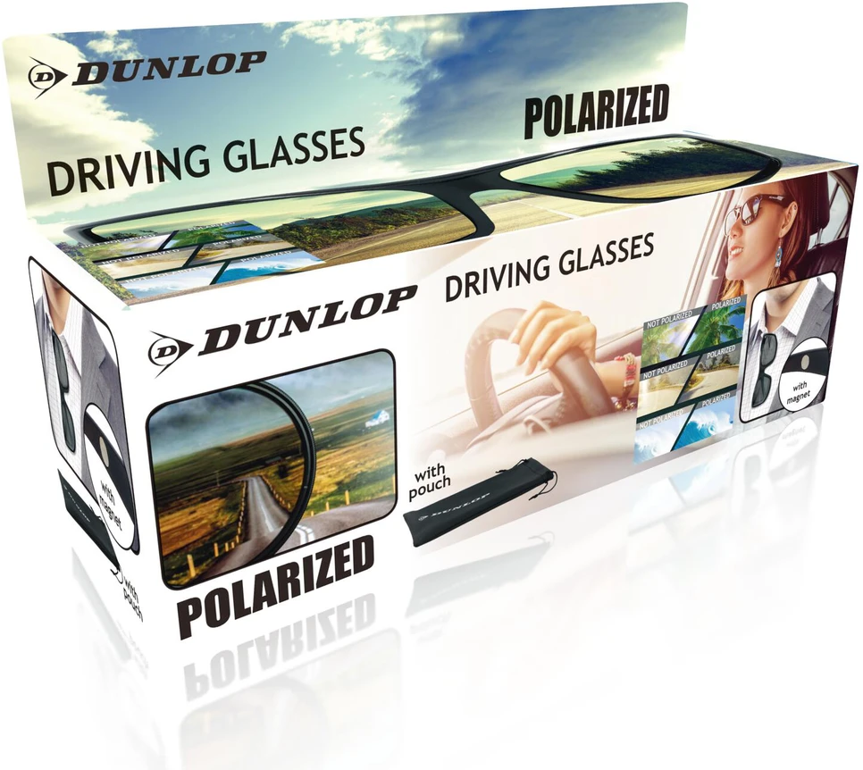 Saulesbrilles Dunlop, melna