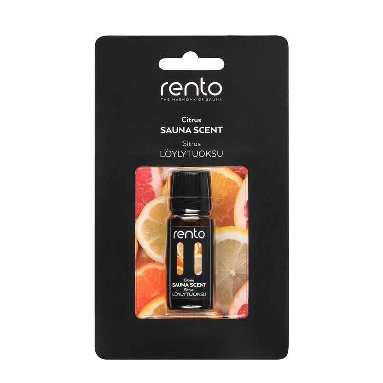 Pirties kvapas Rento Citrus, 10 ml Juoda sp./Geltona sp./Oranžinė sp.