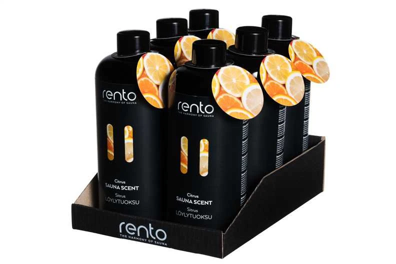 Pirties kvapas Rento CITRUS, 400 ml Juoda sp./Geltona sp./Oranžinė sp.