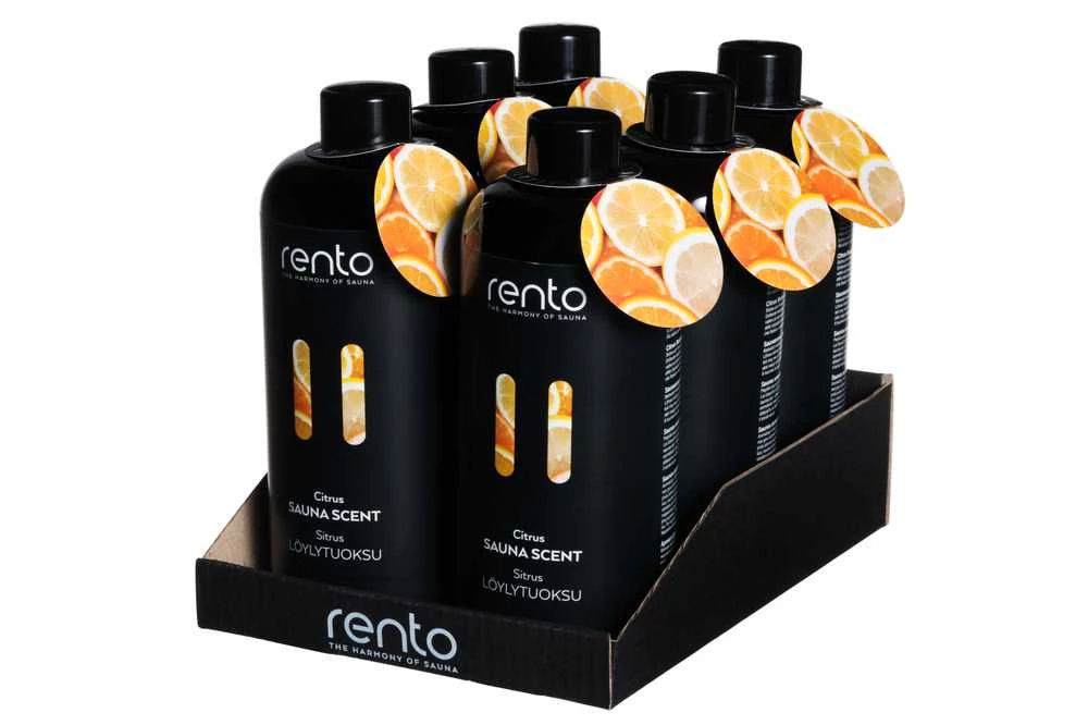 Pirties kvapas Rento CITRUS, 400 ml Juoda sp./Geltona sp./Oranžinė sp.