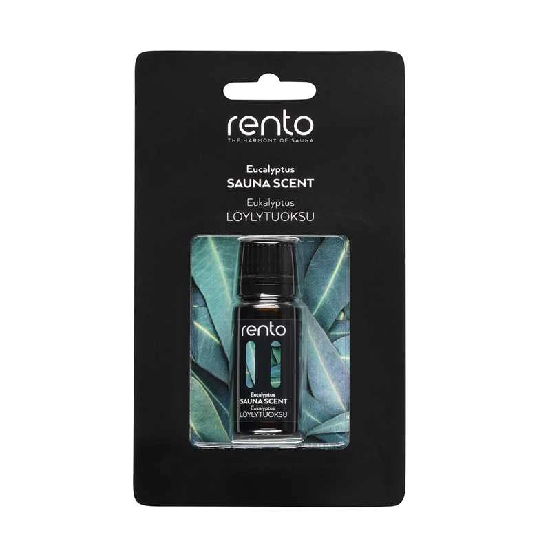 Saunas aromāts Rento EUCALYPTUS, 10 ml Melna krās./Zaļa krās.