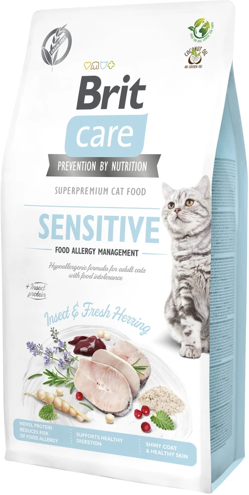 Brit Care Cat GF Insect&Fresh Herring sausas maistas katėms 2kg