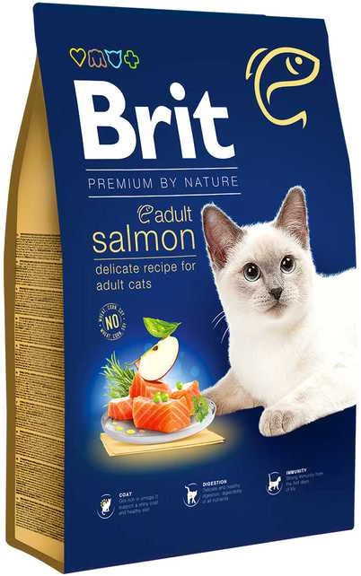 BRIT PREMIUM Cat Adult lašiša 1,5kg