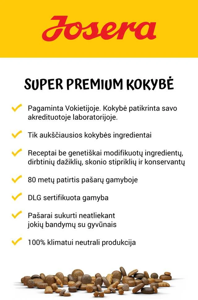 Josera Kitten GrainFree begrūdis sausas maistas kačiukams ir maitinančioms katėms 2kg