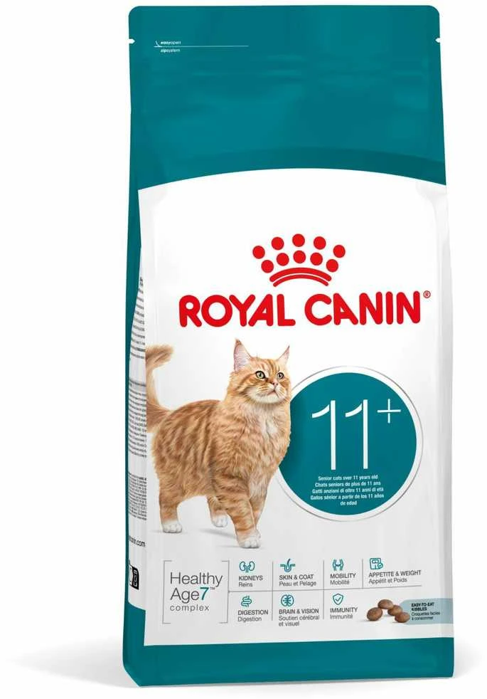 Kačių Maistas - Royal Canin Ageing 11+ Sterilised Sausas 400g Paukštienos Skonio