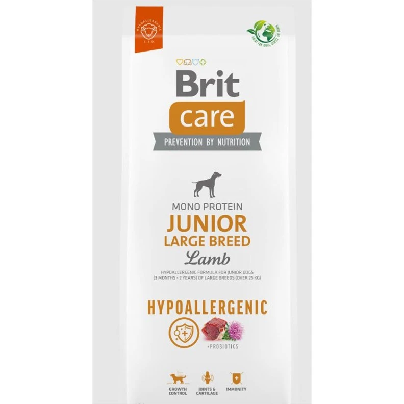 Brit Care HP Junior LB su ėriena ir ryžiais NEW 3kg