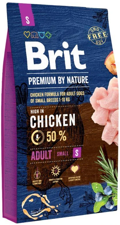 BRIT PREMIUM Dog by Nature Adult S 3kg