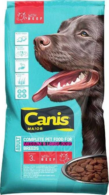 Sausas šunų maistas Canis, jautiena, 3kg