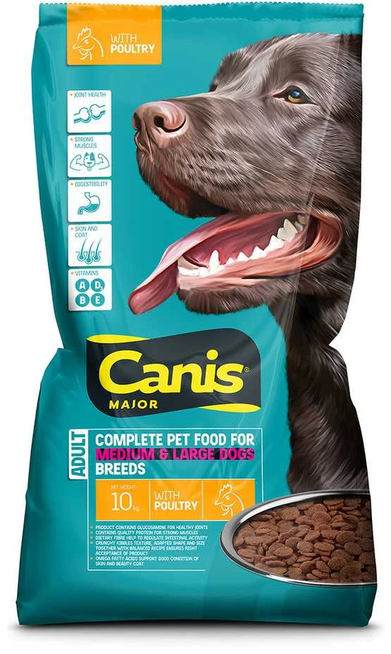 Sausas šunų maistas Canis, vištiena, 10 kg