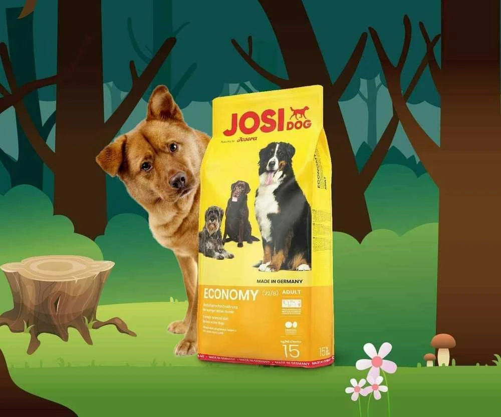 JosiDog Economy kasdieninis sausas maistas suaugusiems šunims 15kg