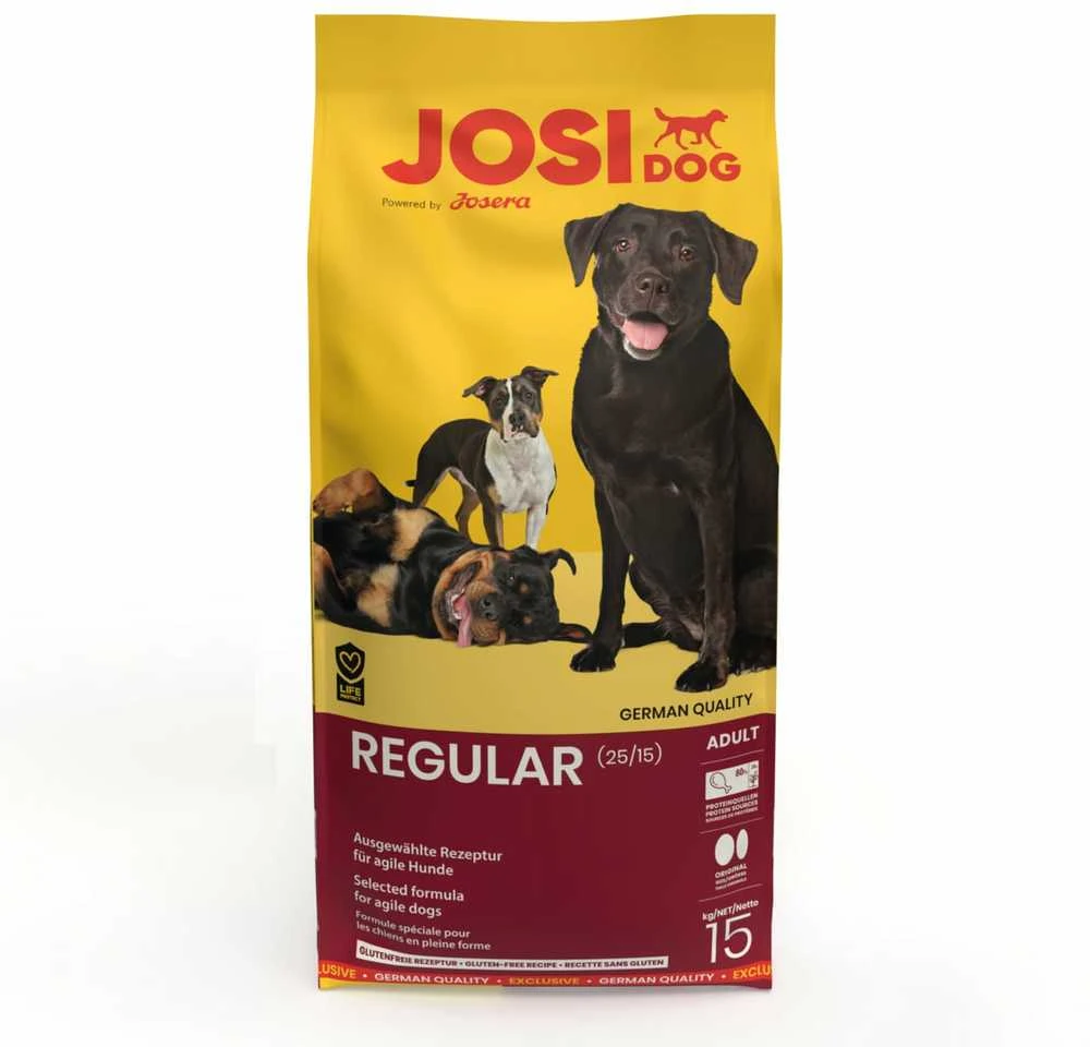 Josidog Regular Visavertis ėdalas suaugusiems šunims, 15 kg