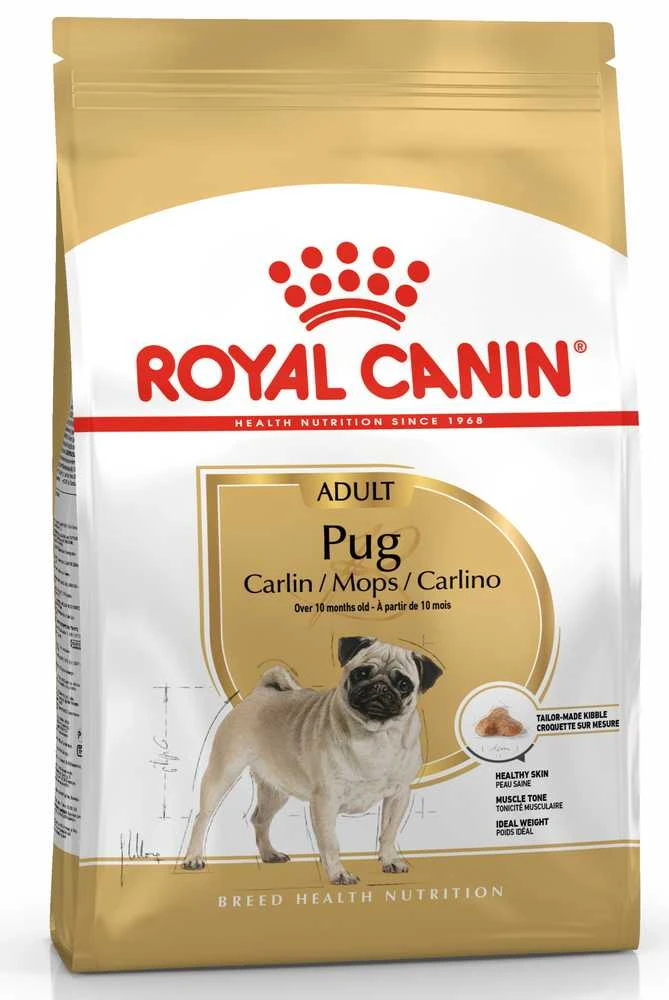 ROYAL CANIN Pug Adult Sausas ėdalas suaugusiems šunims, 1,5kg