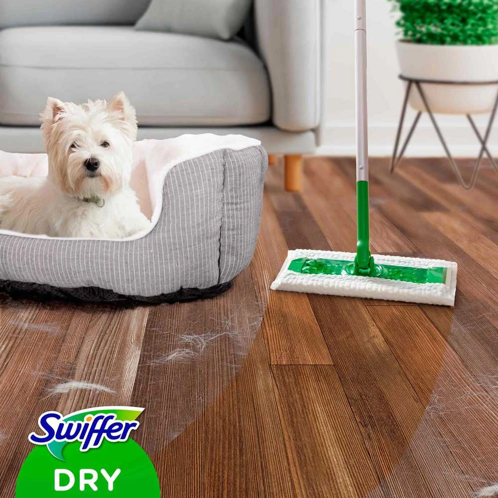 Sausų grindų šluosčių papildymas Swiffer, įvairioms grindims, 18 vnt.