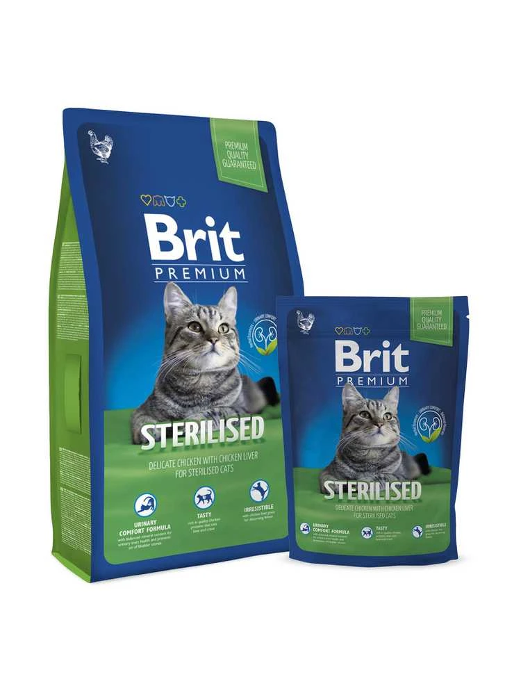 BRIT PREMIUM katė sterilizuota 1,5kg
