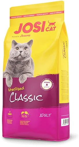 JosiCat Sterilised Classic sausas pašaras sterilizuotoms katėms, 1,9kg