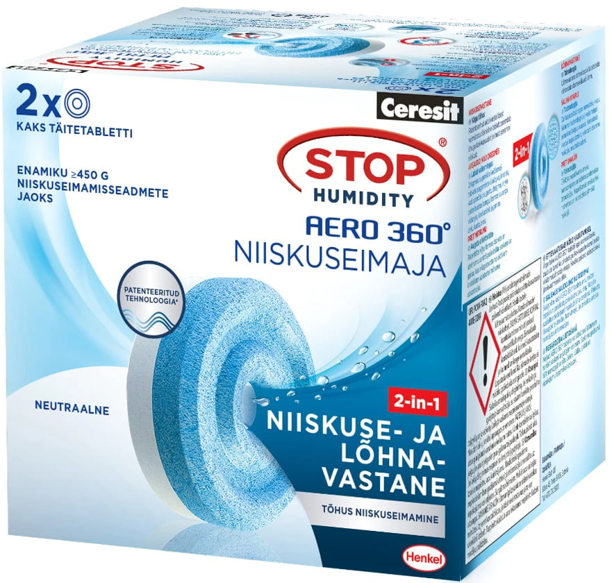 Sausintuvas Ceresit Oro sausintuvo tabletės Metylan Aero Tab 2x450g