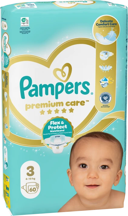 Pampers Premium Care 3 60 vnt