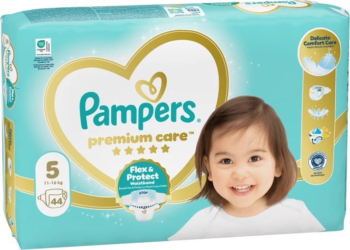 Pampers Premium Care , 5, 11 - 25 kg 44 vnt