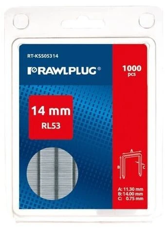 Kabės Rawlplug RL53 14mm 1000 vnt.