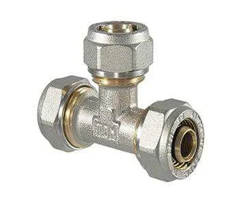 Užveržiamas trišakis 1045, TDM Brass, 18 mm