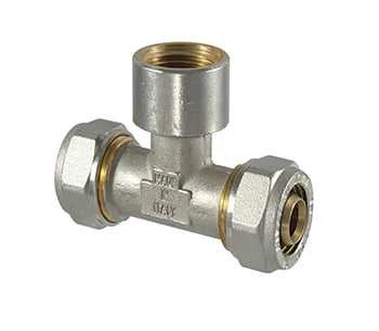 Tdm Brass Užveržiamas trišakis 1055, 3/4" x 20 mm, vidinis sriegis