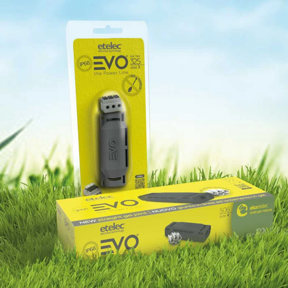 T-jungimas gelinis Etelec EV201D, 0.5-2.5 mm²,pilkas