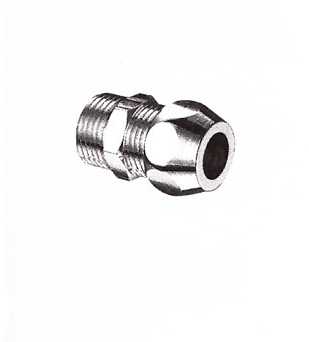 Jungtis Schell, tiesi 1/2'' x 3/8'', d 10mm, išorinis sriegis