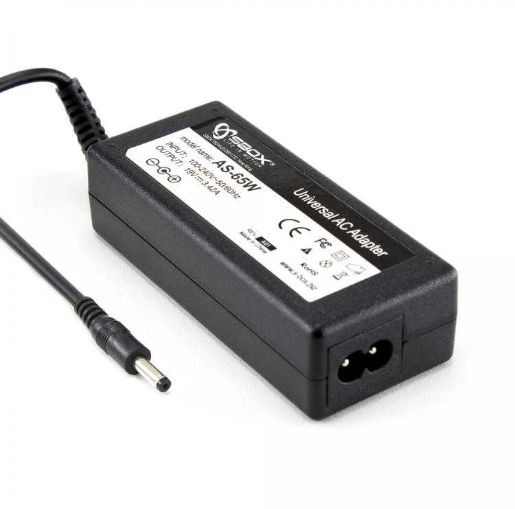 Asus SBOX Power Adapteris 65W, 19V/3.42A, Connector 4.0x1.35mm, juodos spalvos (AS-65)