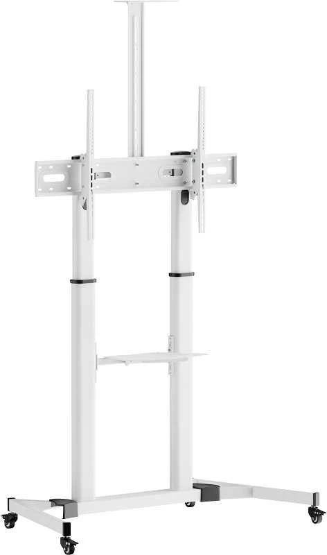 Sbox FS-3610 Baltas grindų itin didelis LED televizoriaus stovas 60-100" 100 kg Baltas