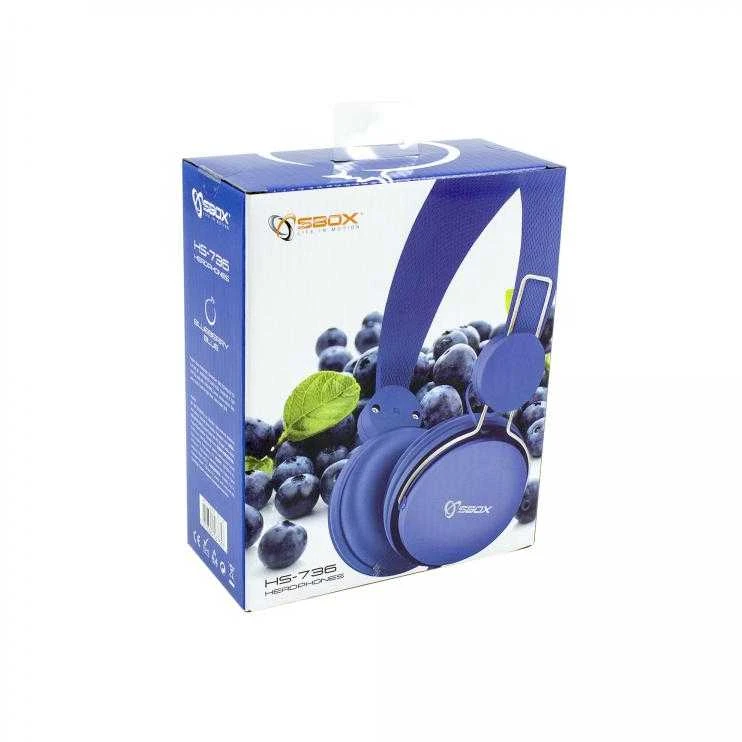 Ausinės Sbox Technology Mėlyna Sbox HS-736BL Mėlyna