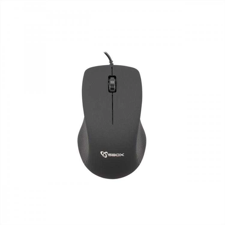 Sbox Technology SBOX Optinė pelė 1000dpi, 3D,Juodas (M-958B)