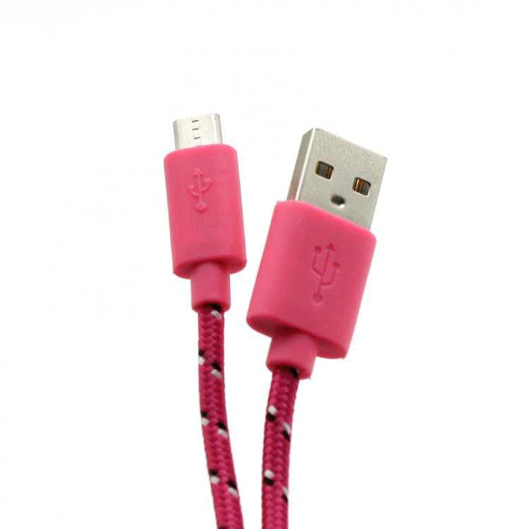 Sbox Technology Sbox USB->Micro USB 1M USB-1031P rožinės spalvos