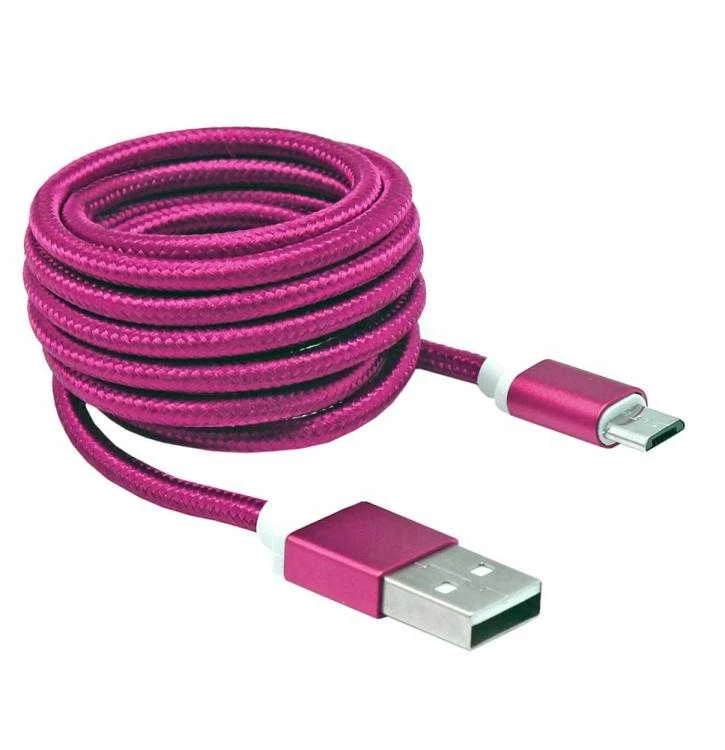Sbox Technology Sbox USB->Micro USB M/M 1.5m USB-10315P Pitaya Rožinė