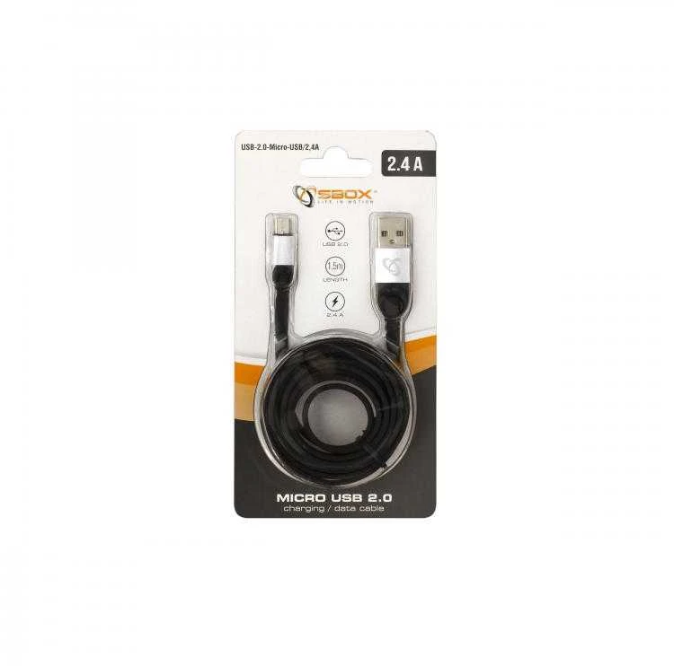 Sbox Technology Sbox USB->Micro USB M/M 1.5m USB-MICRO-2,4A