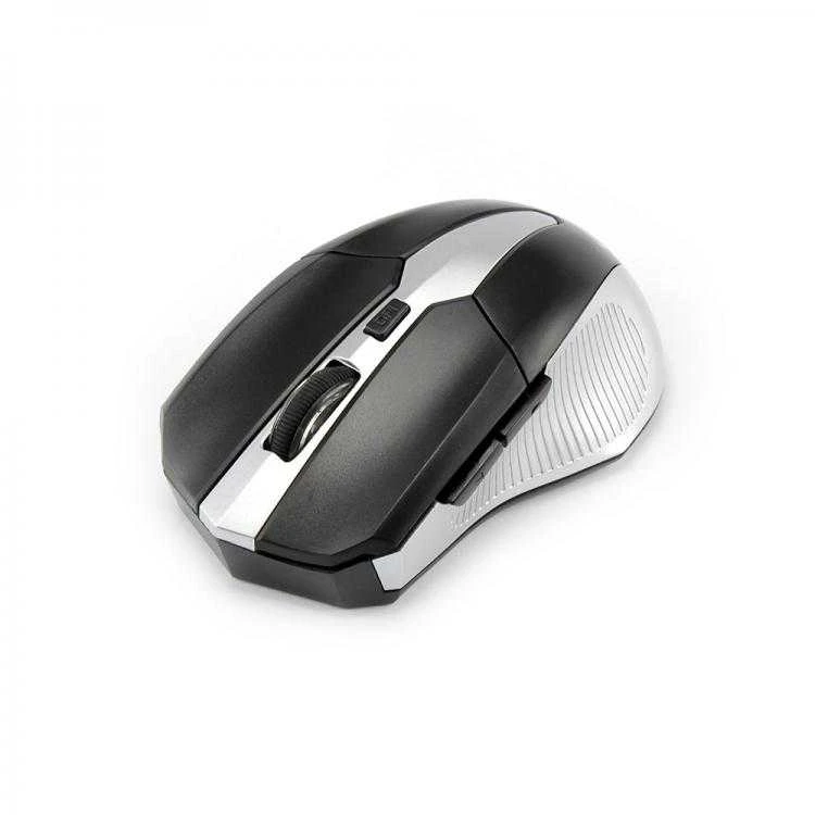 Sbox Technology SBOX Pelė WM-9017BS juoda/sidabrinė belaidė