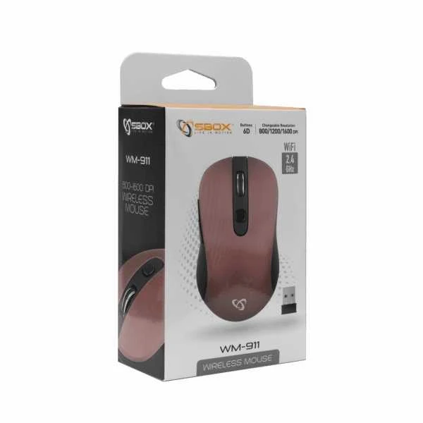 Pelė Sbox Technology Sbox WM-911U violetinės spalvos