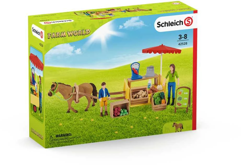 Schleich Farm World mobilus ūkio stendas, žaidimo skaičius