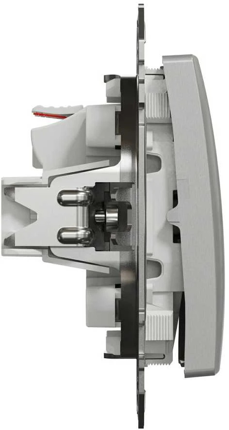 Schneider Electric Sedna Design žvakidės jungtis sidabro spalvos aliuminio SDD113105