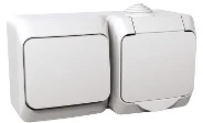 Blokas Schneider Electric WDE000500, balta sp., 250 V