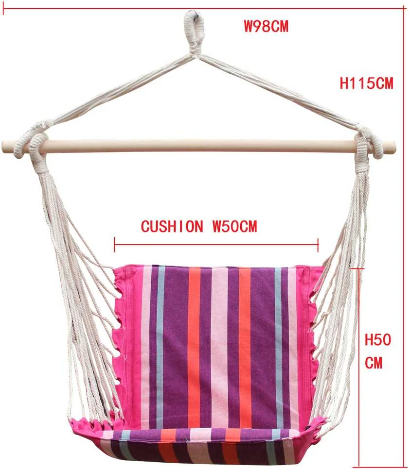 Domoletti Hammock Chair LIME/Rožinis (6)