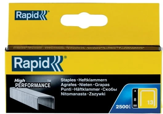 Segtukų kabės Rapid 11835625, 8 mm x 10.6 mm, 2500 vnt.