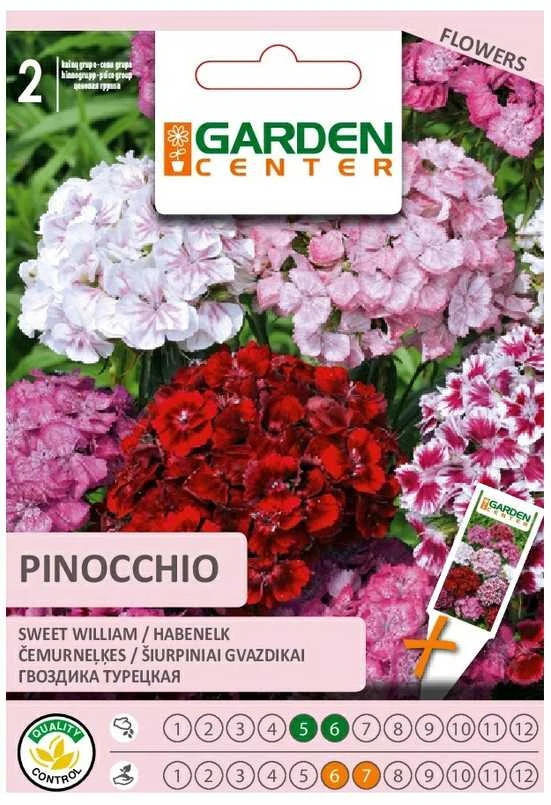 Garden Center Garden_Cente Šiurpinių gvazdikų PINOCCHIO sėklos
