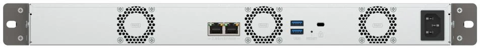 Serveris QNAP kompaktiškas 1U mažo gylio stelažinis 2.5GbE NAS | TS-433eU | Cortex-A55 | 4 GB