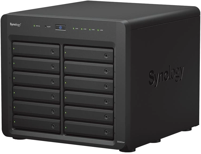 Serveris Synology DiskStation DS3622xs+ NAS bokštas Intel® Xeon® D-1531 16 GB DDR4 0 TB DiskStation Manager juodas