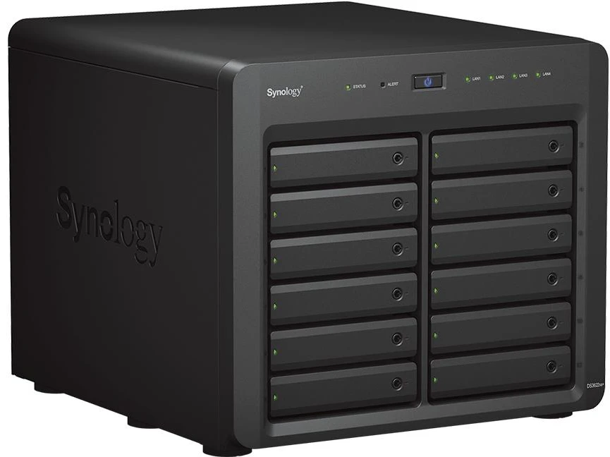 Serveris Synology DiskStation DS3622xs+ NAS bokštas Intel® Xeon® D-1531 16 GB DDR4 0 TB DiskStation Manager juodas