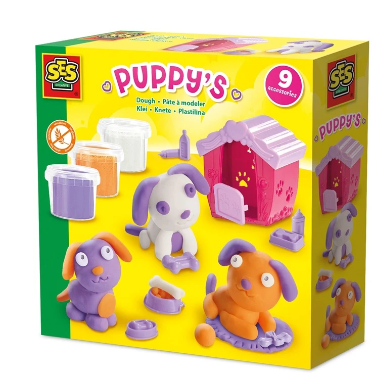 Dėlionė Ses_Creative Modelino rinkinys su įrankiais SES Creative Puppy’s 00505