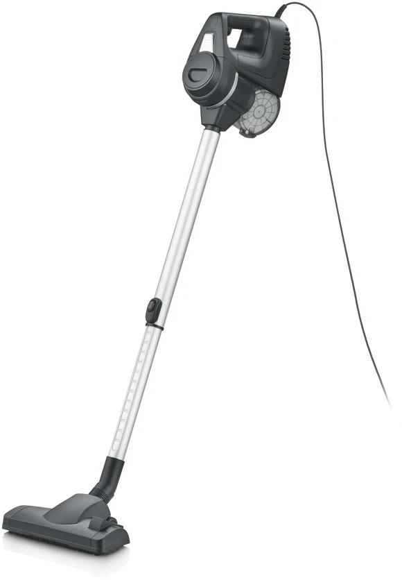 Severin CY 7080 Laidinis vertikalus dulkių siurblys juoda