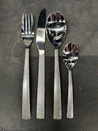 Secret De Gourmet Stalo įrankių komplektas. pilka. 24 vnt