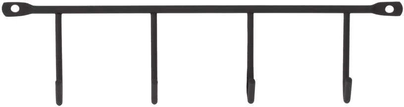 Domoletti HANGER 4 HOOKS 250X59X32 Juodas 0309190