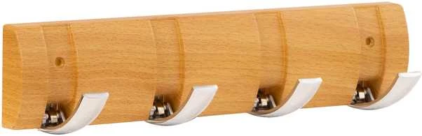 Domoletti HANGER 4 HOOKS HP22704PS CHROM BEECH
